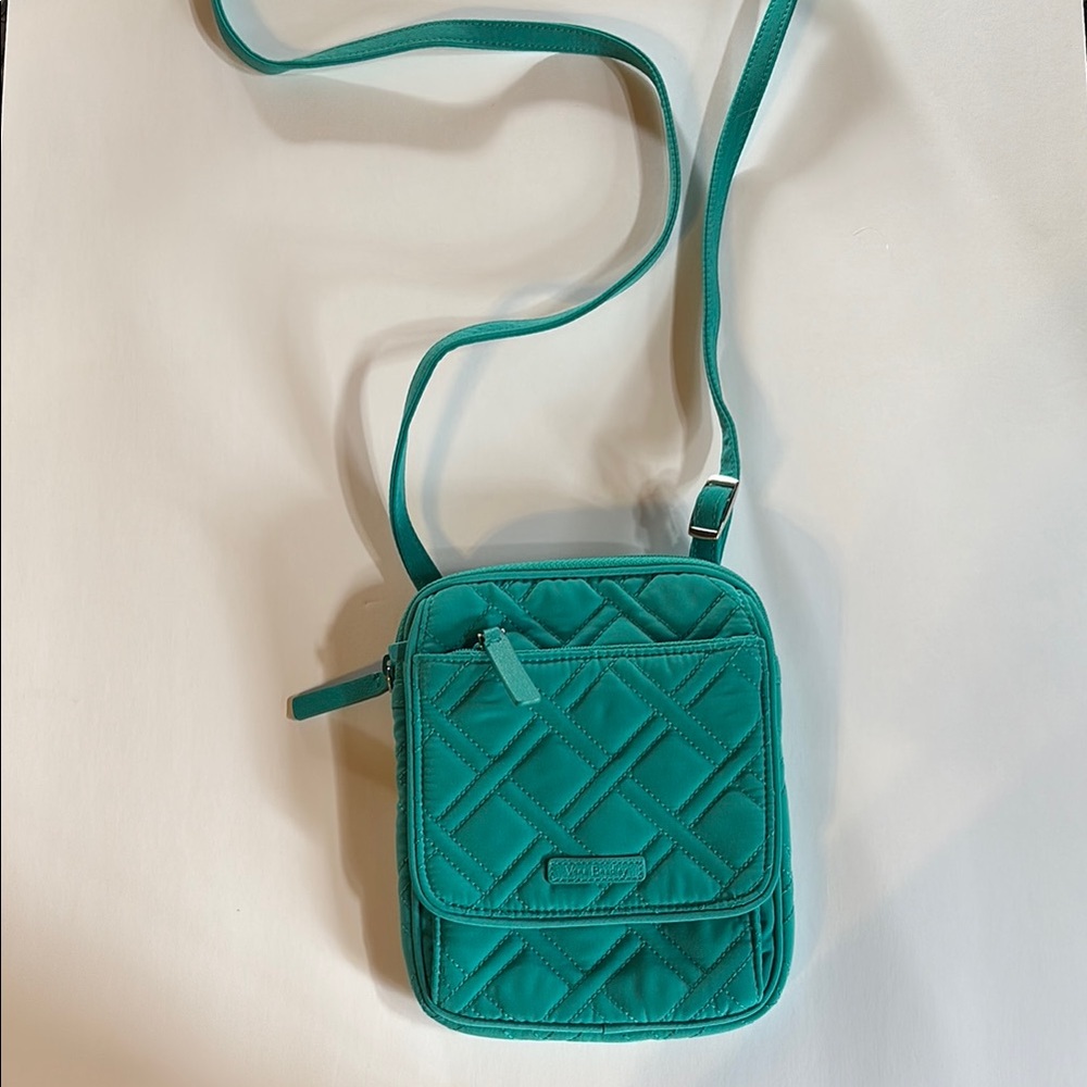 Vera Bradley Teal Quilted Crossbody Bag